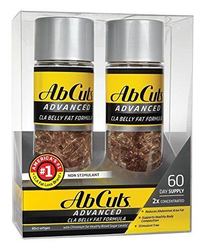 Ab Cuts Advanced | #1 CLA Belly Fat Burner, Easy to Swallow Softgels | 120 count