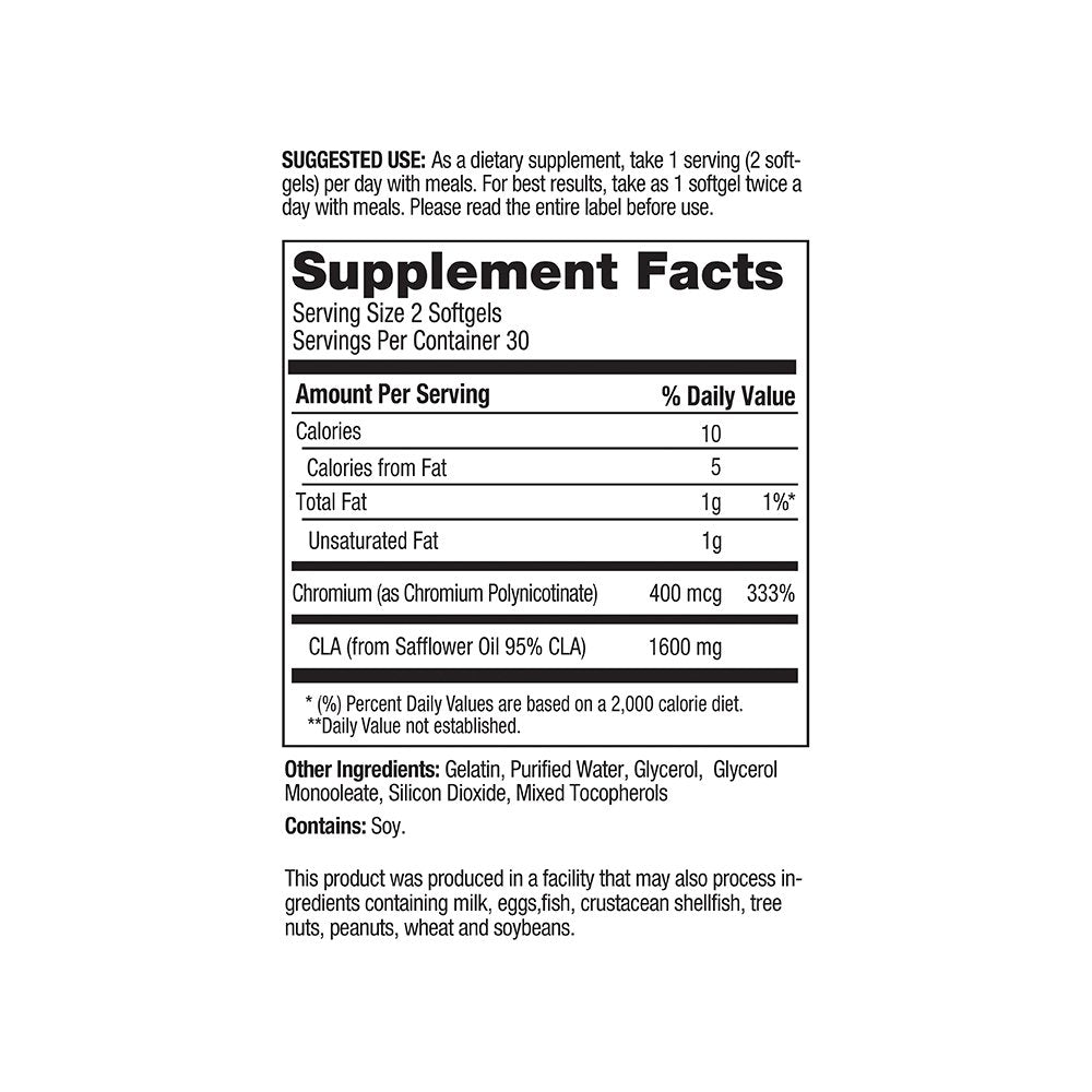 Ab Cuts Advanced | #1 CLA Belly Fat Burner, Easy to Swallow Softgels | 120 count
