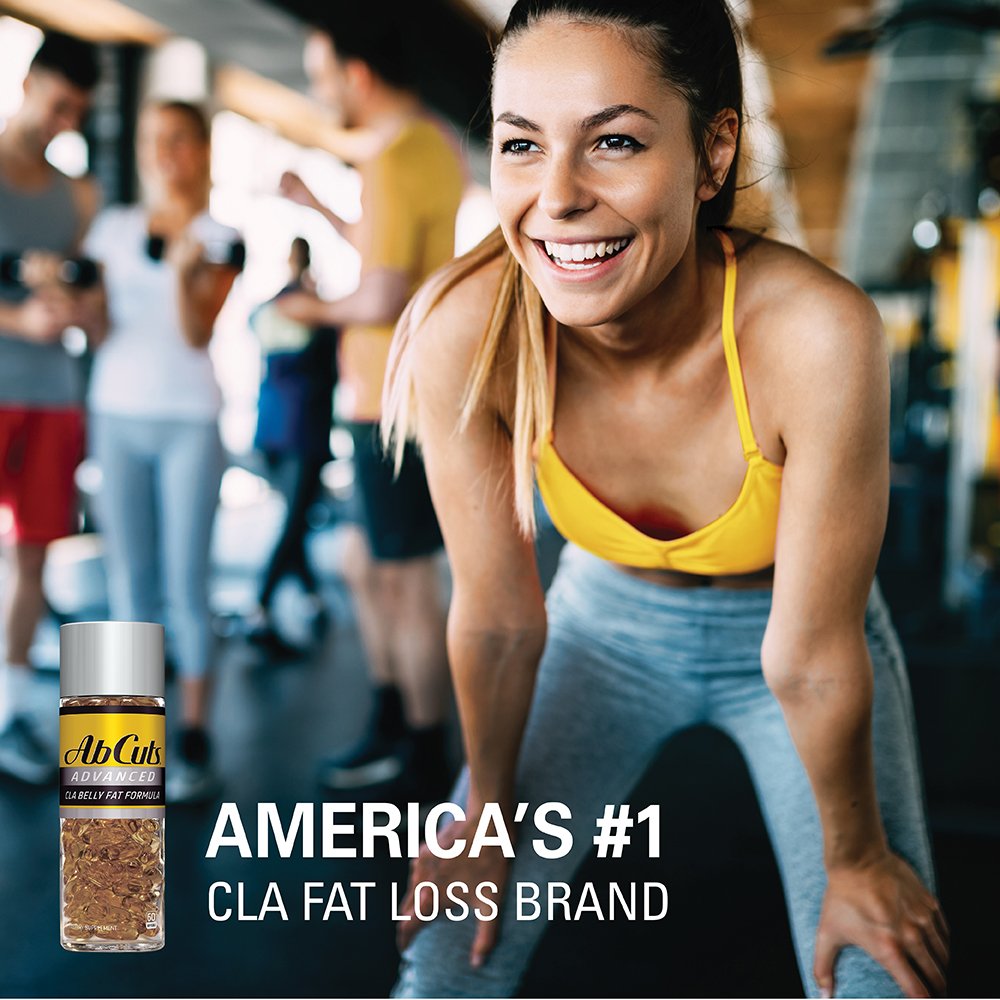 Ab Cuts Advanced | #1 CLA Belly Fat Burner, Easy to Swallow Softgels | 120 count