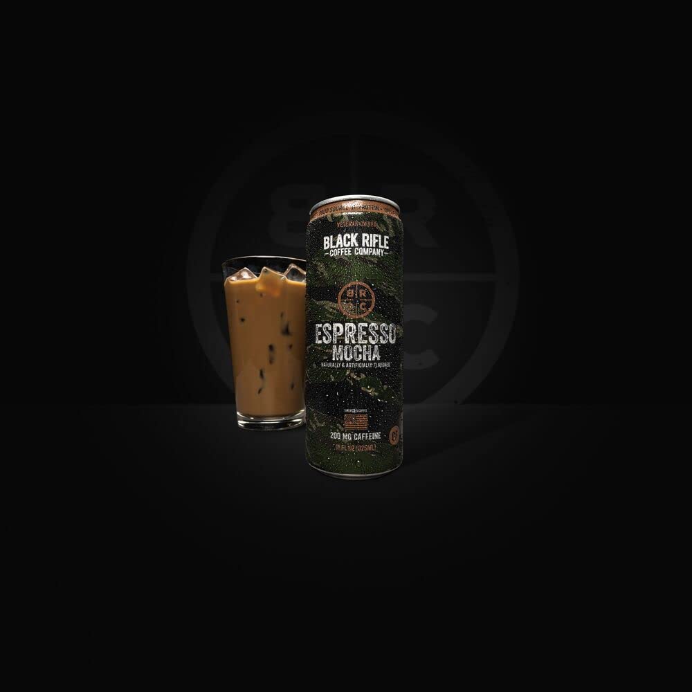Black Rifle Coffee Company RTD - Espresso Mocha, 11 Fl Oz (Pack of 24)
