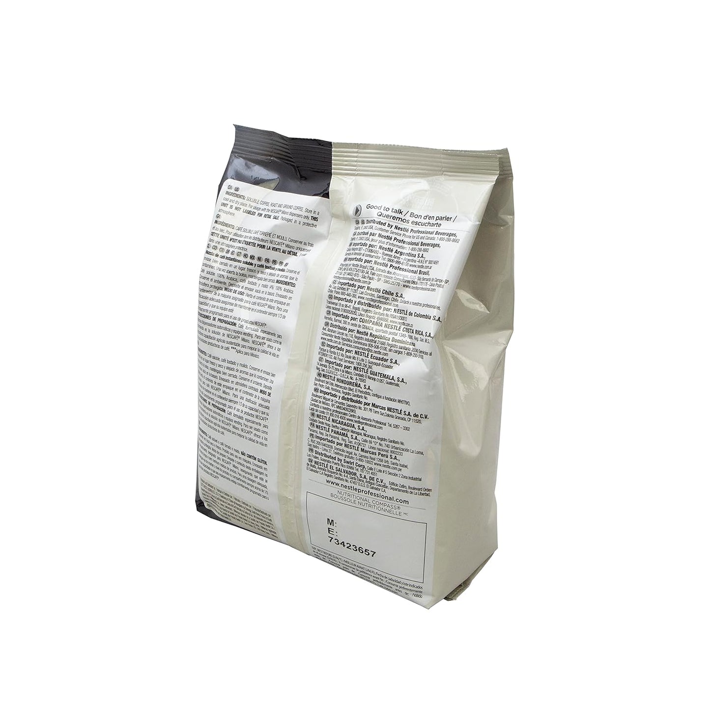 Nescafe - Soluble Finely Ground Roasted Coffee, 100% Arabica, Espresso Roast - 8.81 oz (250g)