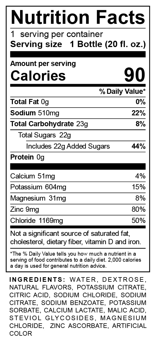 Suerotil - Sugar-Free Full Hydration Beverage, Electrolytes & Zinc, Immune Support - Pineapple, 20oz Bottles (12-Pack)