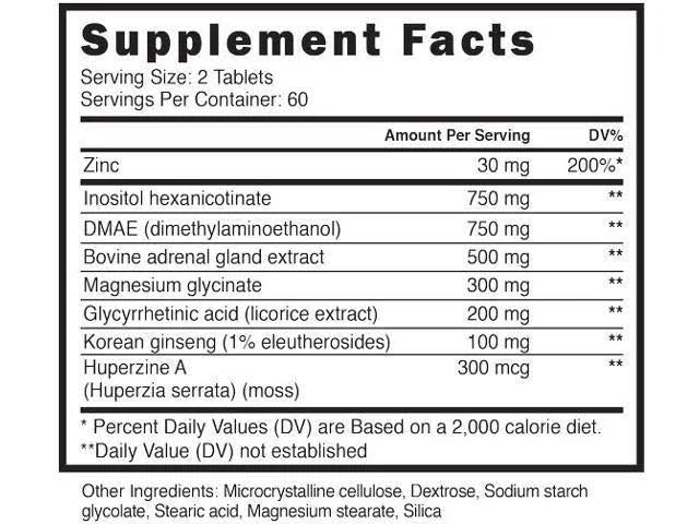 Blackstone Labs - Adrenal Care - Healthy Cortisol, Adrenal Gland; Reduce Stress - 120 Tablets