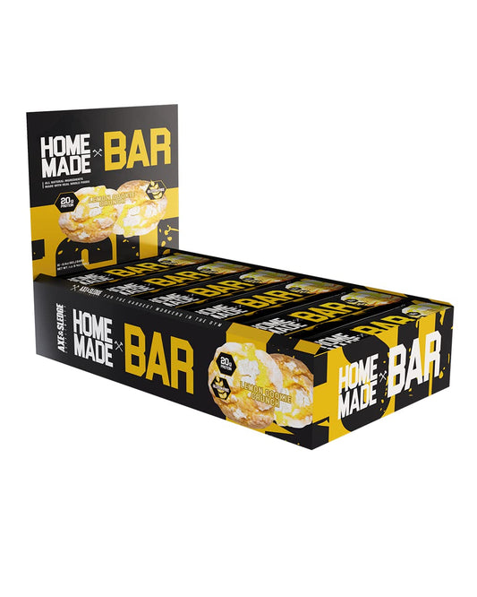 Axe & Slede - Home Made Protein & Snack Bar - Lemon Cookie Crunch, (12) Bars
