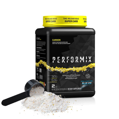 Performix - CARBON Super Carb Energy Powder, With Glutamine Beads - Blue Ice (4) LBS