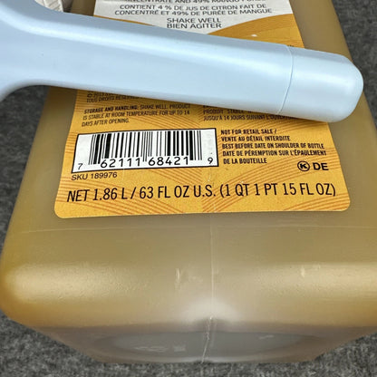 Starbucks Fontana - Premium MANGO Sauce, Beverage & Dessert Base - 63oz Bottle + Pump