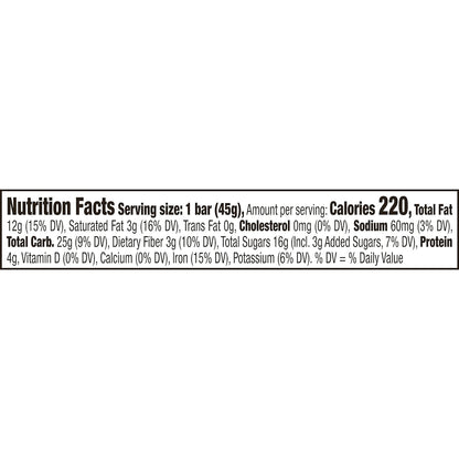 Larabar - Plant Based, Gluten Freen, Vegan - Chocolate Chip Cookie Dough, 16 Bars