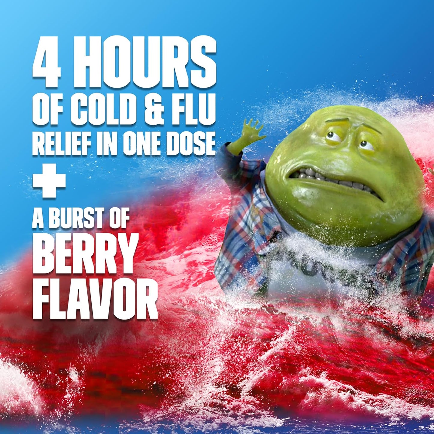 Mucinex FastMax Cold Flu Sore Throat Relief Liquid Fluid Ounce, 6 Fl Oz