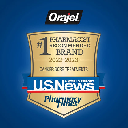 Share Orajel 3X Mouth Sores - Medicated, Immediate Relief, 0.42oz Gel Each - (4) Tubes