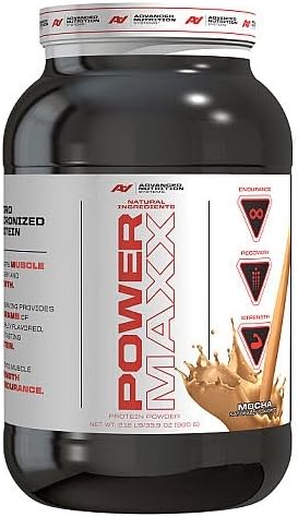 Advanced Nutrition Systems - Power Maxx - Protein Powder - Muscle Growth, Strength, Recovery- Mocha 2.12 lbs