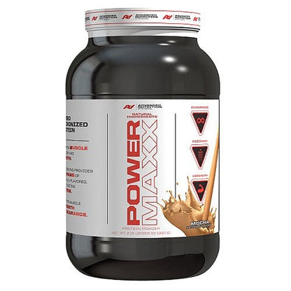 Advanced Nutrition Systems - Power Maxx - Protein Powder - Muscle Growth, Strength, Recovery- Mocha 2.12 lbs