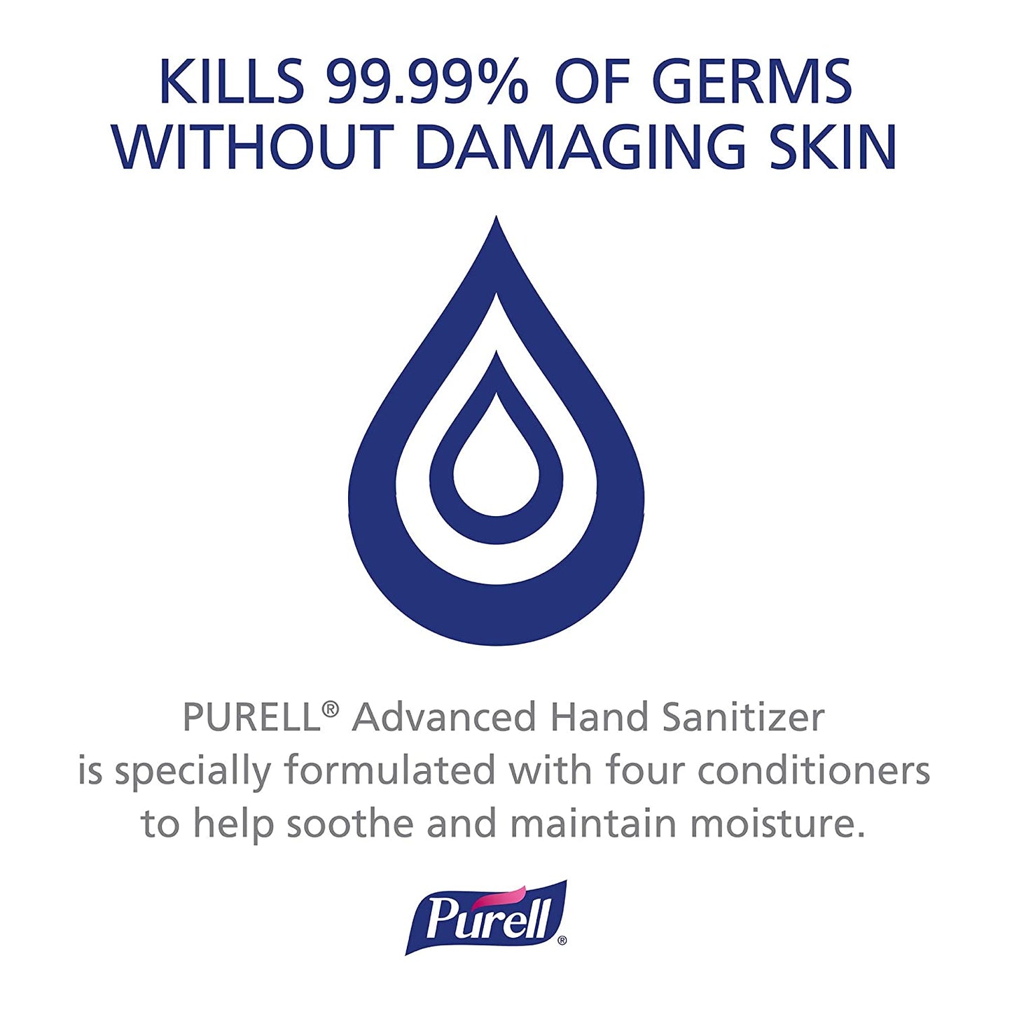 Purell Advanced Hand Sanitizer Refreshing Gel, Clean Scent, 1-Liter Pump Bottle (9632-04)