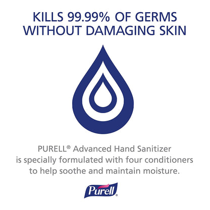 Purell Advanced Hand Sanitizer Refreshing Gel, Clean Scent, 1-Liter Pump Bottle (9632-04)