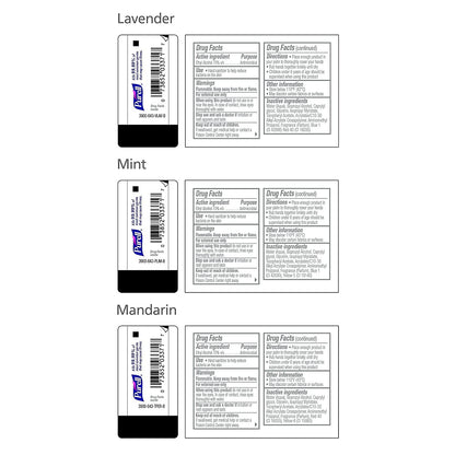 Purell Advanced Hand Sanitizer Gel Infused with Essential Oils, Scented Variety Pack, 1 fl oz Travel Size Flip Cap Bottles (Box of 12 Bottles)- 3901-24-CMRMETRY