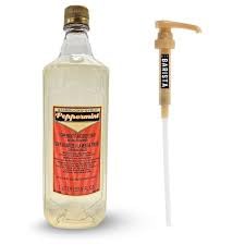 Starbucks Peppermint Syrup - Authentic Peppermint Syrup Premium Taste - Same as Used In Stores - Perfect for Coffee, Lattes, Mochas, and Desserts - 1 Liter (33.8 fl oz) Bottle - Combo With Pump