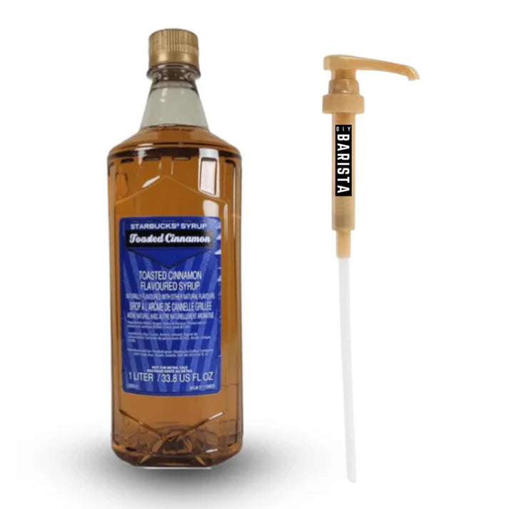 Starbucks Flavoring Syrup For Coffee & Tea - Toasted Cinnamon, 1 Liter (+) Pump