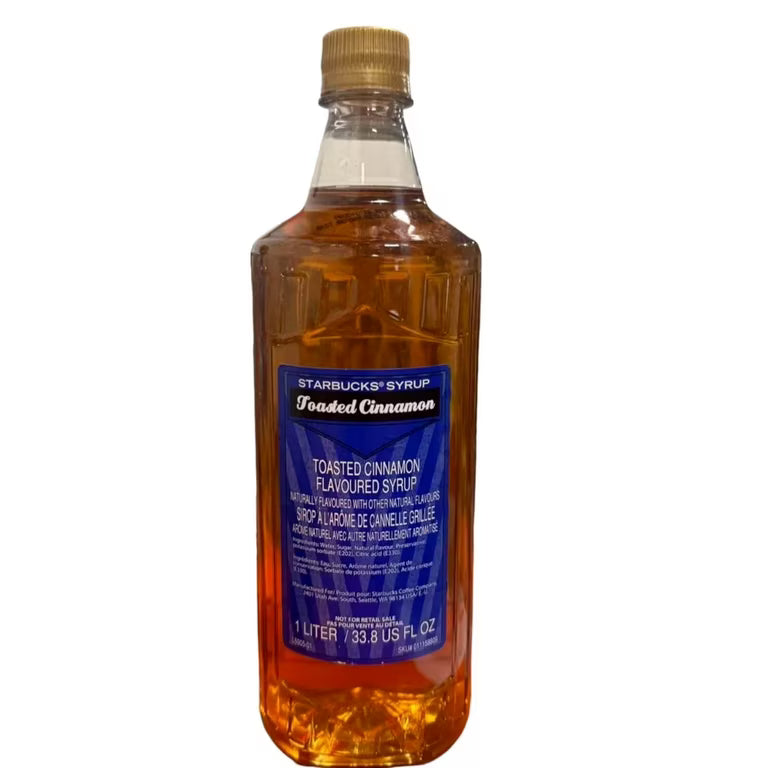 Starbucks Flavoring Syrup For Coffee & Tea - Toasted Cinnamon, 1 Liter (+) Pump