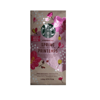 Starbucks SPRING Blend - Limited Edition, Whole Bean, Medium Roasted Coffee - 40 oz  (2.5 LBS)