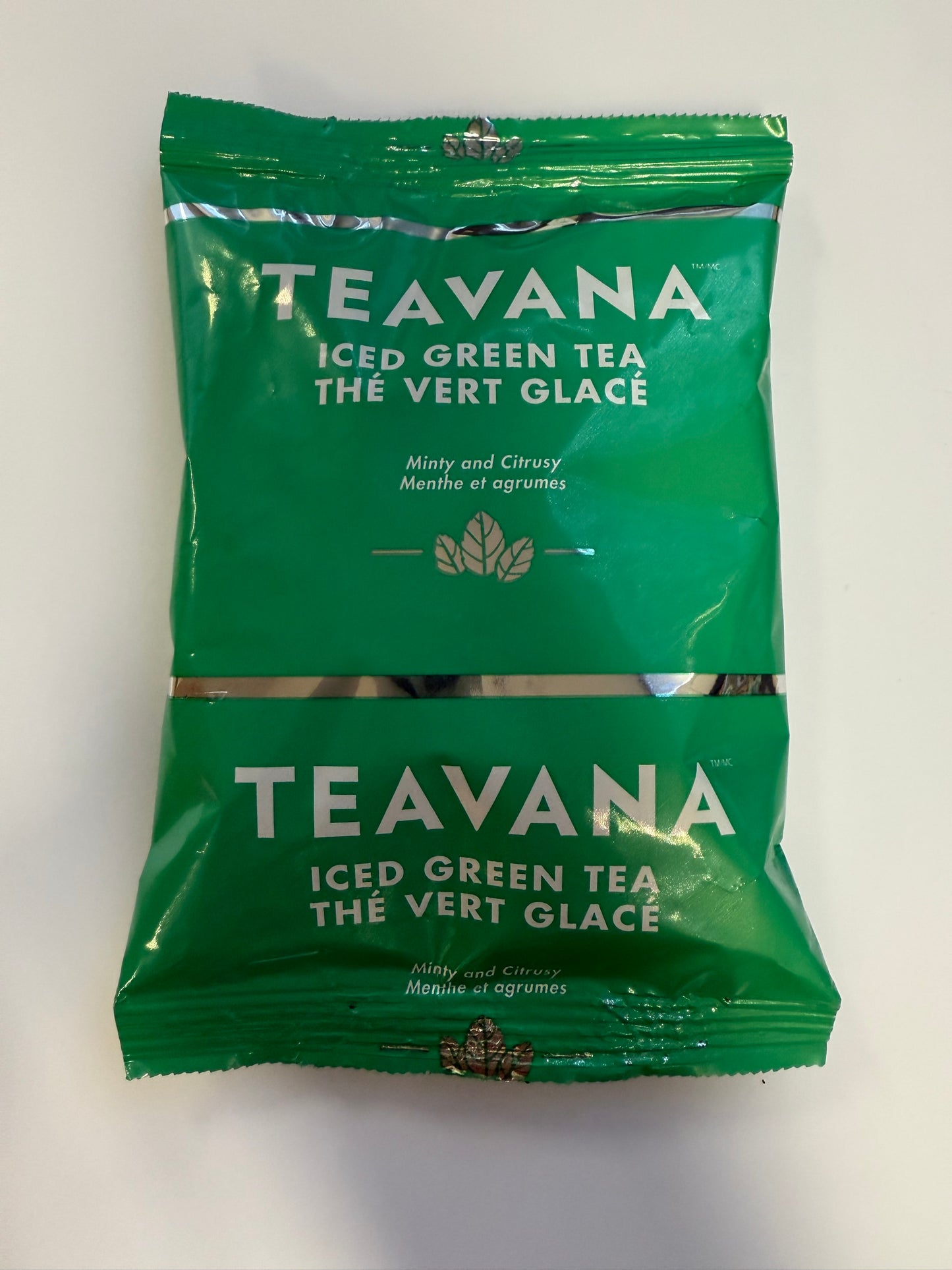 Teavana Iced Green Tea - Loose Leaves, Minty & Citrusy, 106.1g Bags, Each Bag Yields (3) Gallons of Iced Tea (Box of 24 Bags)
