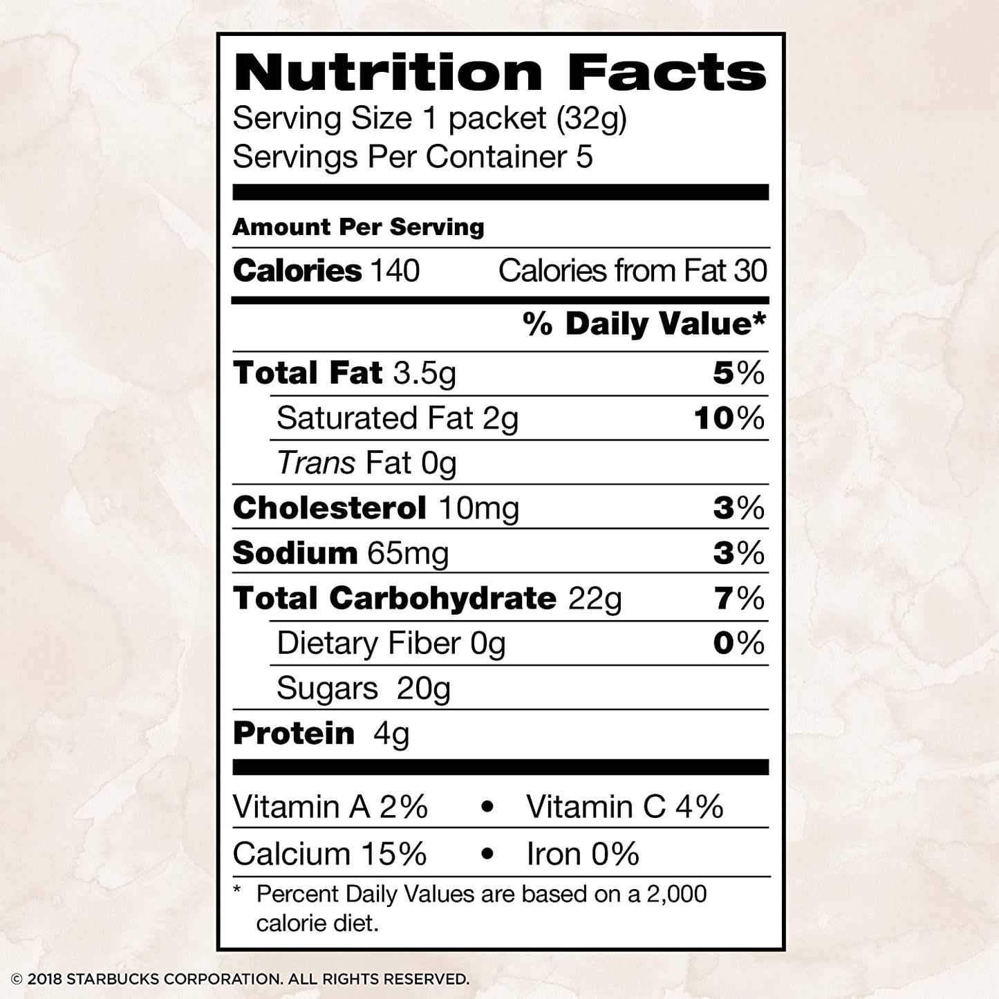 Starbucks - VIA Instant Caramel Latte - 100% Arabica Micro-Ground Coffee, Creamy Natural Caramel - Caramel Latte, 1 Box (5 Packets)