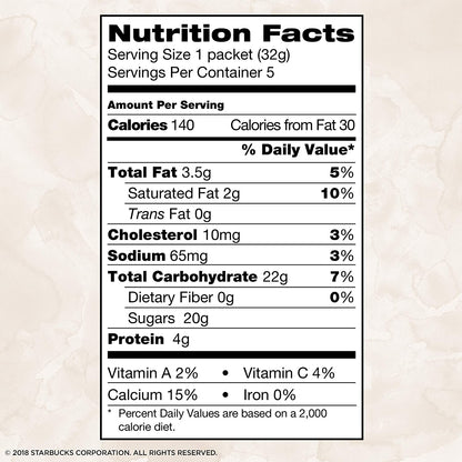 Starbucks - VIA Instant Caramel Latte - 100% Arabica Micro-Ground Coffee, Creamy Natural Caramel - Caramel Latte, 1 Box (5 Packets)