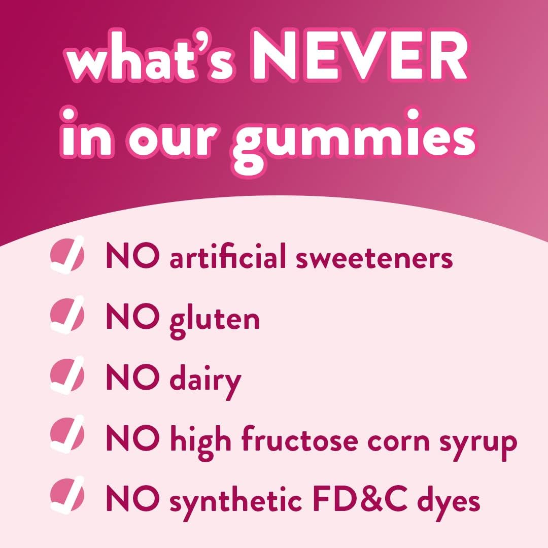 Vitafusion - PMS Daily Support With Bloating, Irritability, Mood - Blueberry Lavender, (75) Gummies