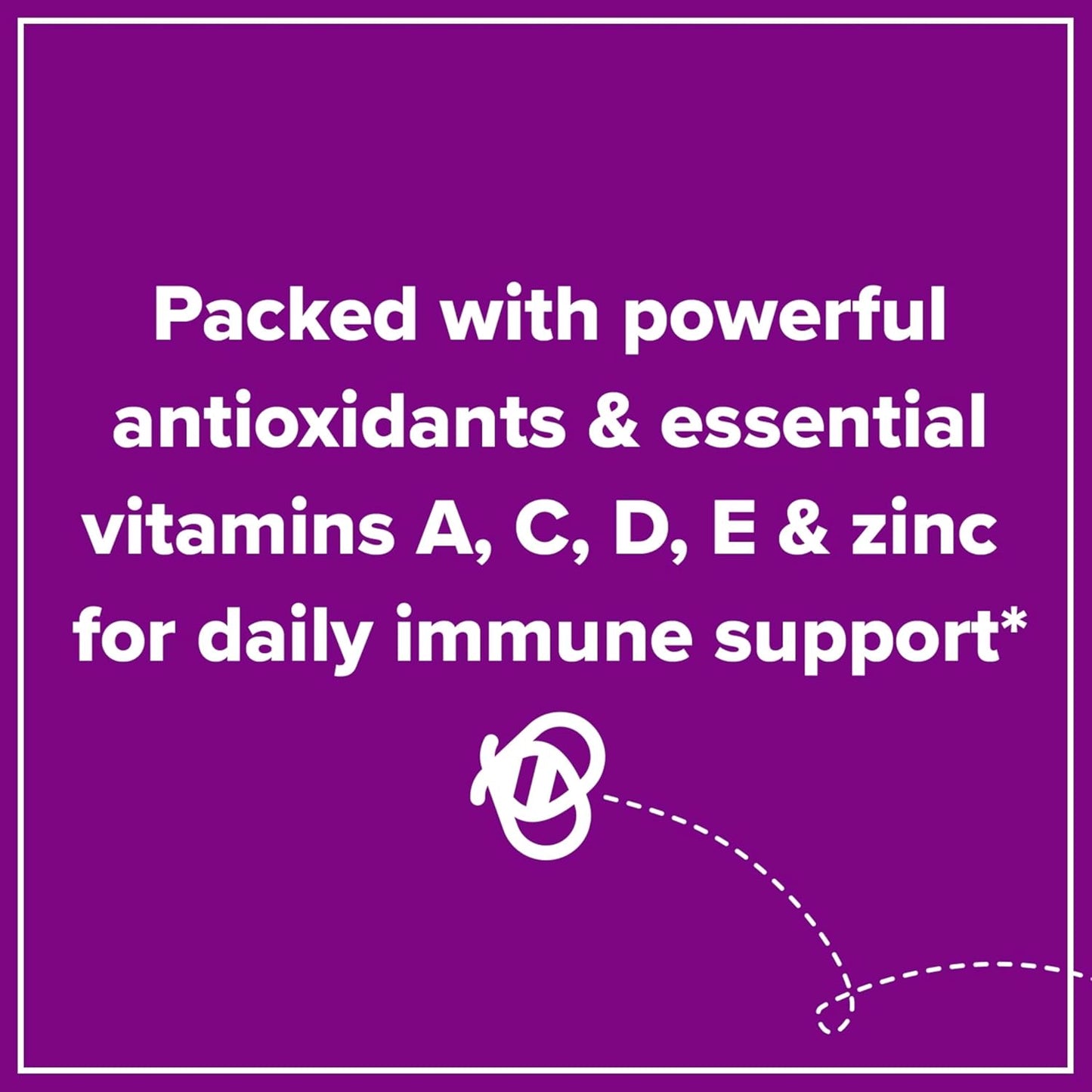 Zarbee's Elderberry Gummies for Kids with Vitamin C; Zinc & Elderberry; Daily Childrens Immune Support Vitamins Gummy for Children Ages 2 and Up; Natural Berry Flavor; 21 Count